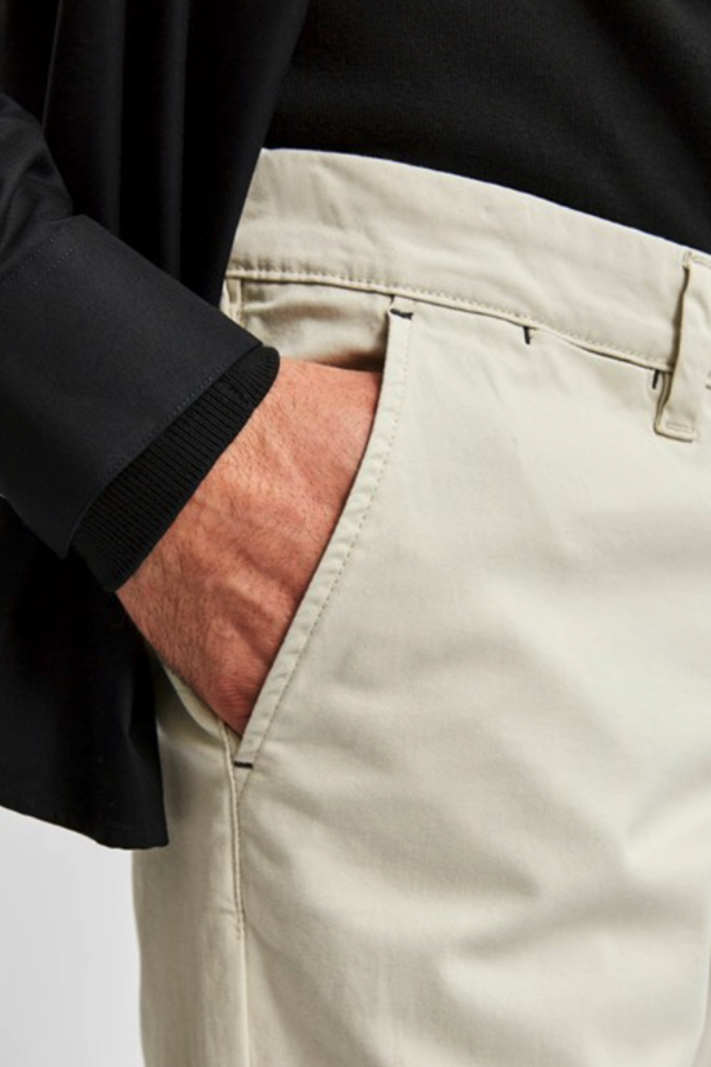 Miles Flex chino pant - Moonstruck (økologisk bomull)