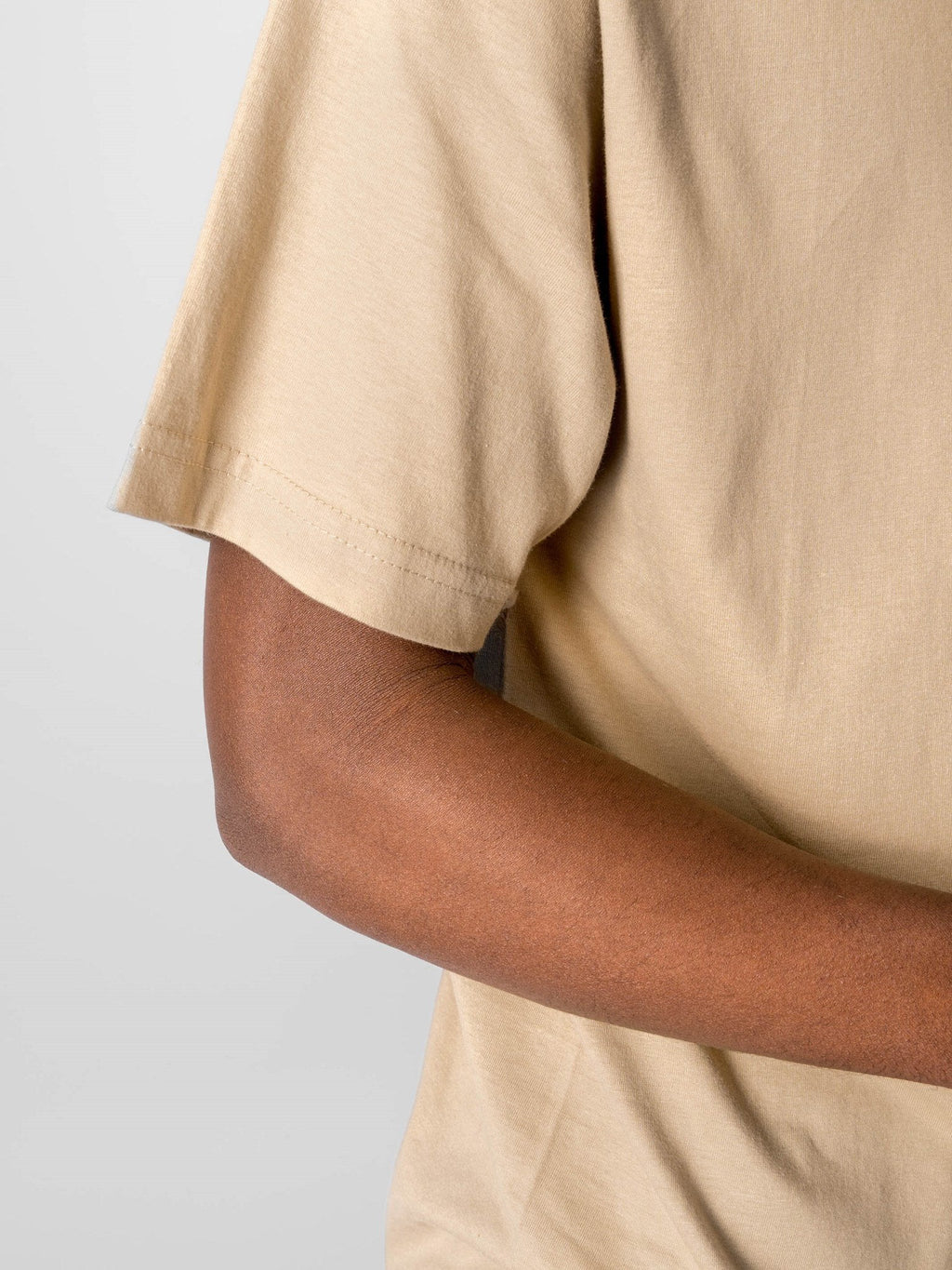 Oversized T-shirt - Beige