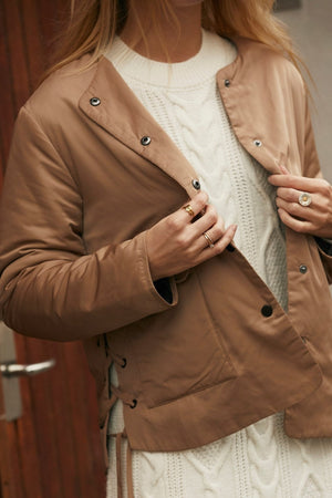 Eia Short Jacket - Sand