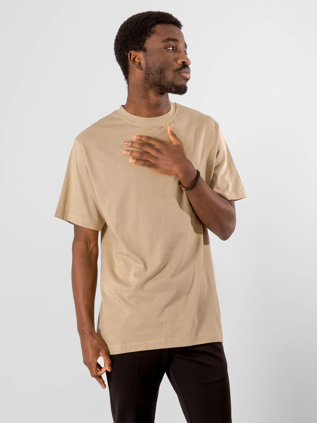 Oversized T-shirt - Beige