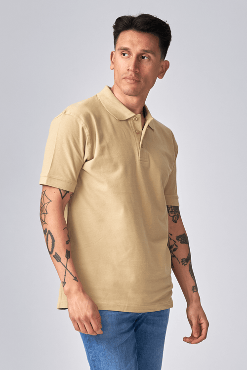 Basic Polo shirt- Khaki