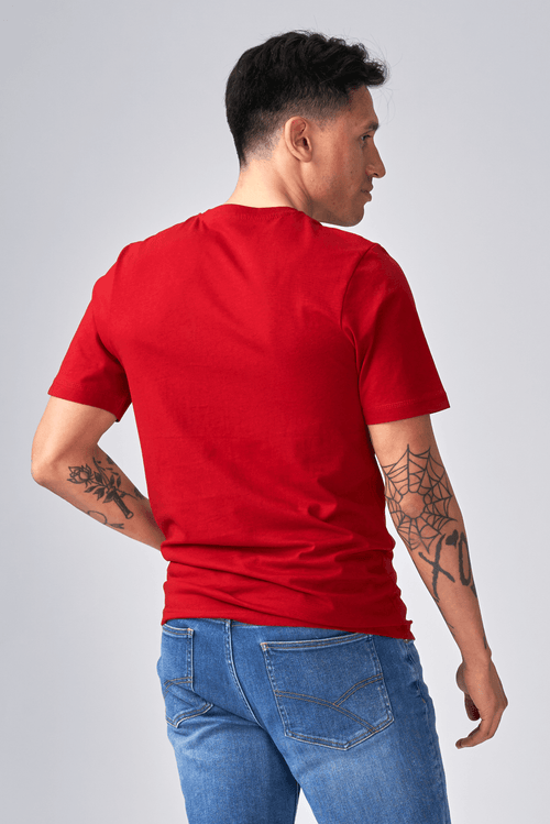 Økologisk Basic T-shirt - Rød