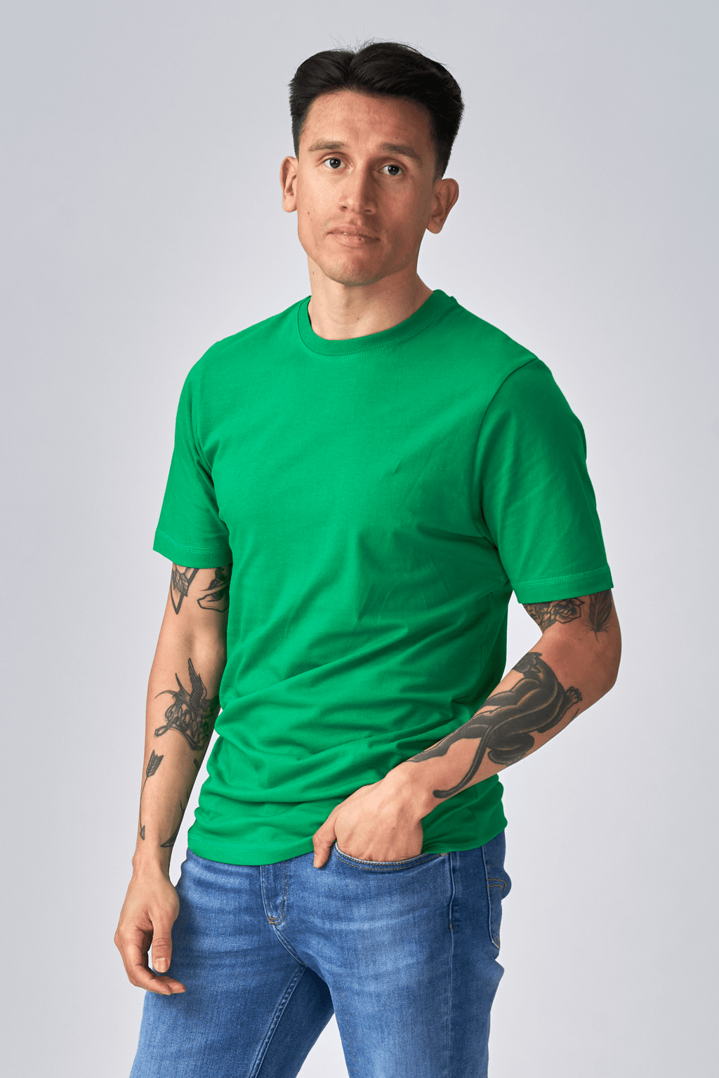 Økologisk Basic T-shirt - Grønn