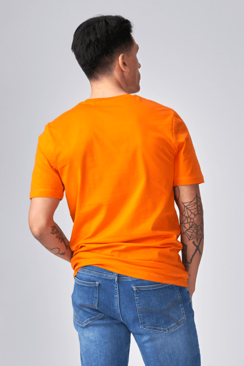 Økologisk Basic T-shirt - Oransje