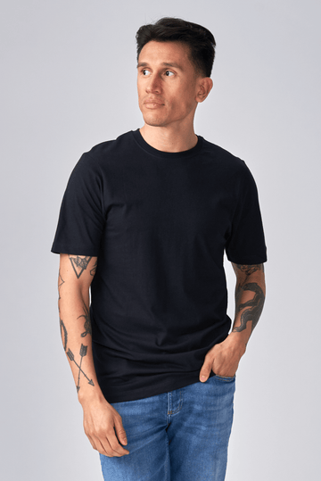 Økologisk Basic T-shirt - Dark Navy