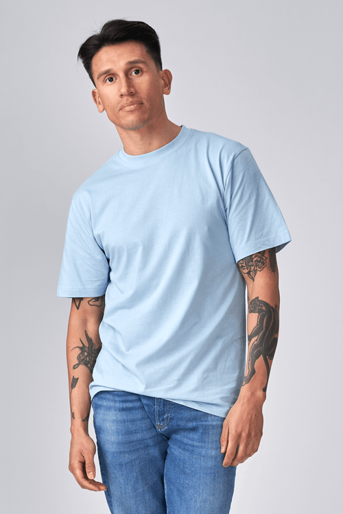 Oversized T-shirt - Lyseblå