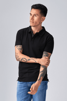 Muscle Polo Shirt - Svart