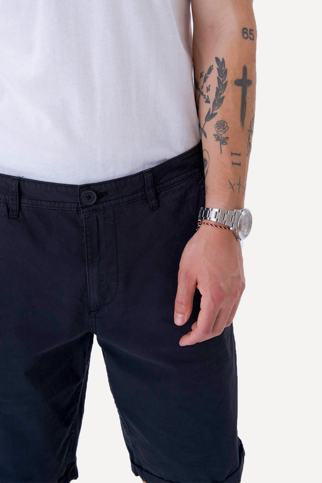 Chino Shorts - Svart