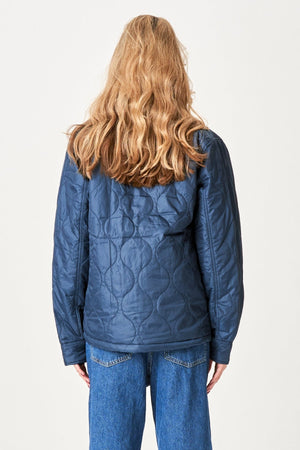 Ella Quiltet Jakke - Navy