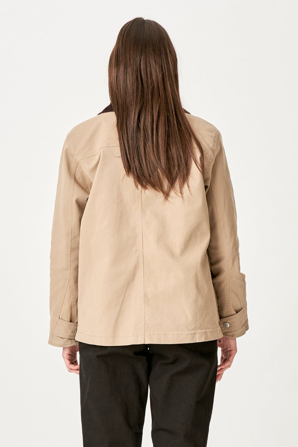 Twill Jakke - Mørk Sand