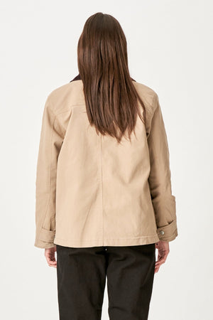Twill Jakke - Mørk Sand