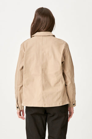 Twill Overshirt - Beige
