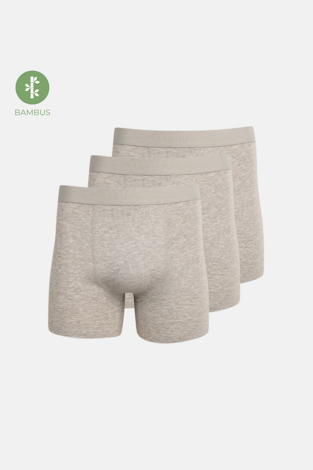 Performance Trunks Bamboo 3-Pack - Grå Melange