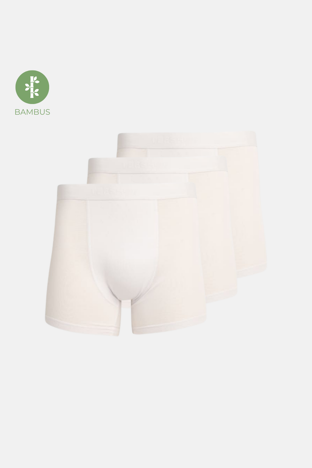 Performance Trunks Bamboo 3-Pack - Hvit