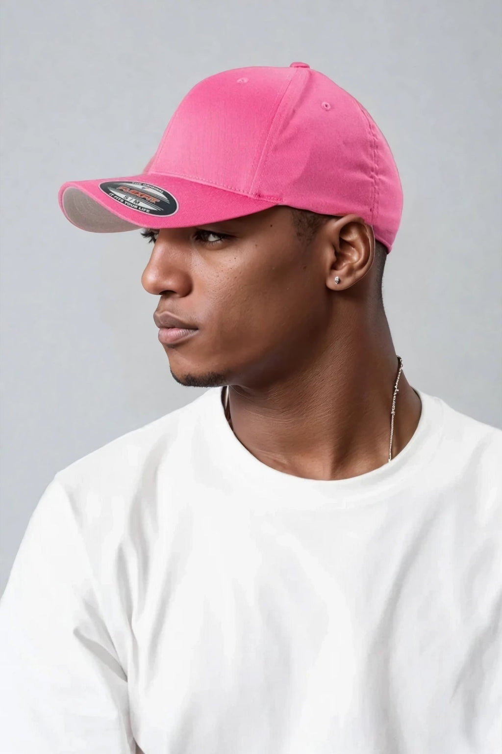 Flexfit Wooly Combed - Dyp Rosa