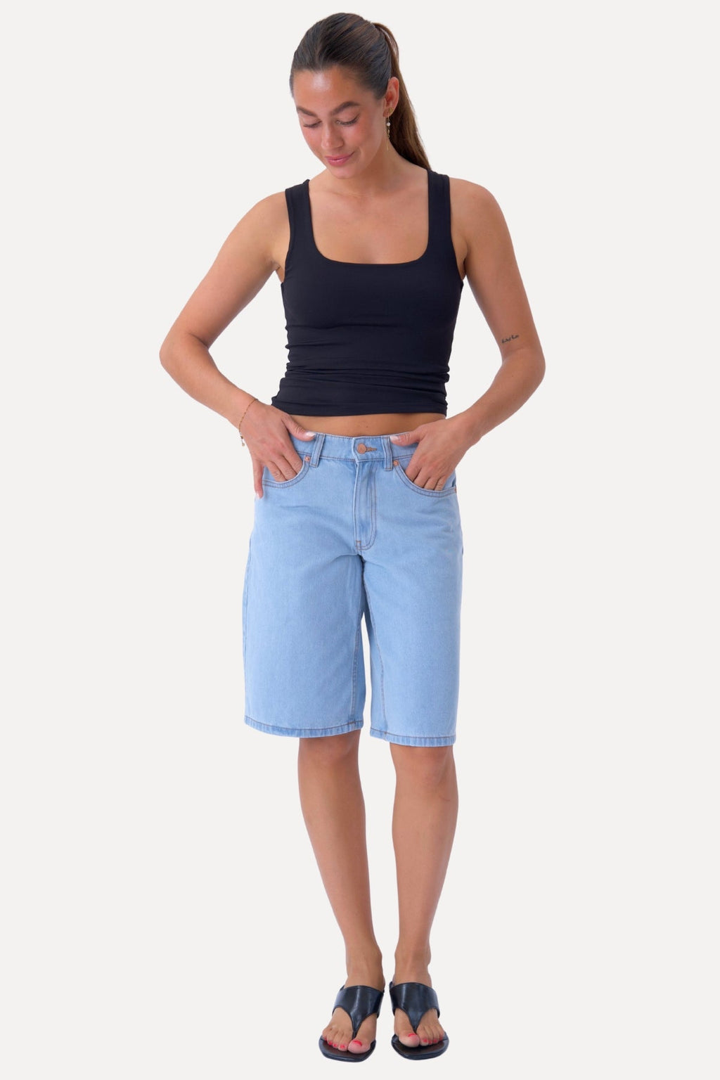 Denim Shorts - Lyseblå