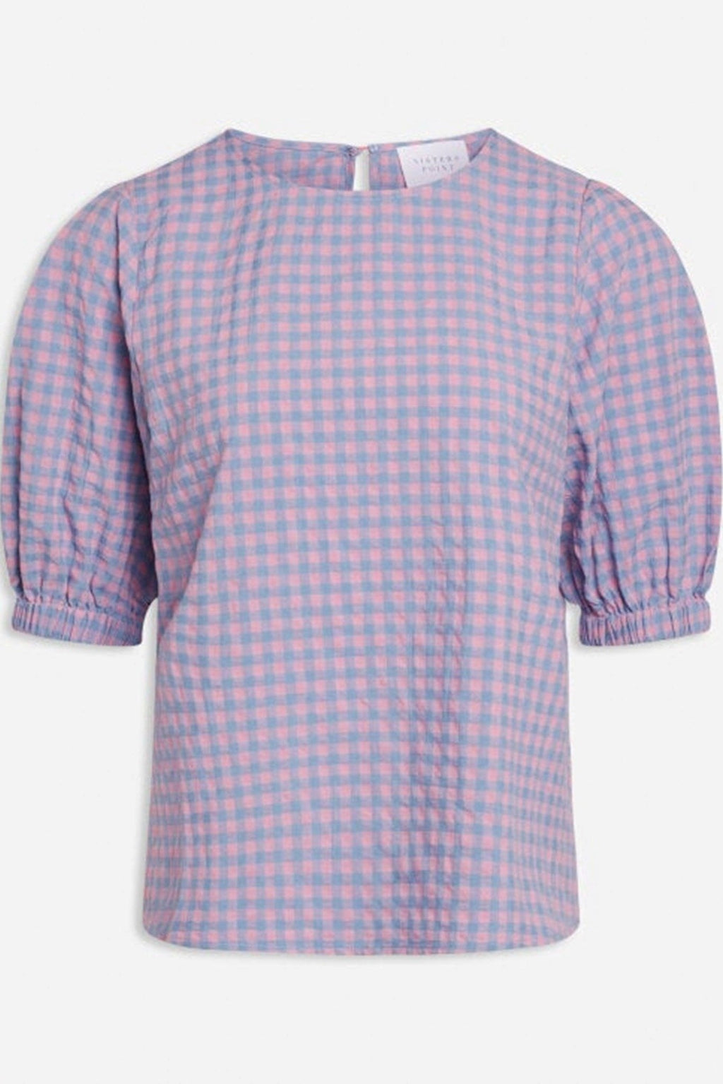 Ecca kortermet topp - Lyseblå