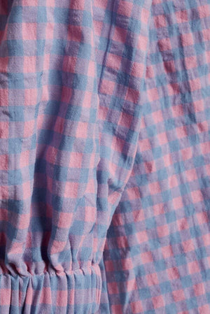 Ecca kortermet topp - Lyseblå