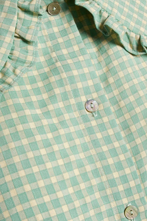 Efa skjortekjole - Grønn