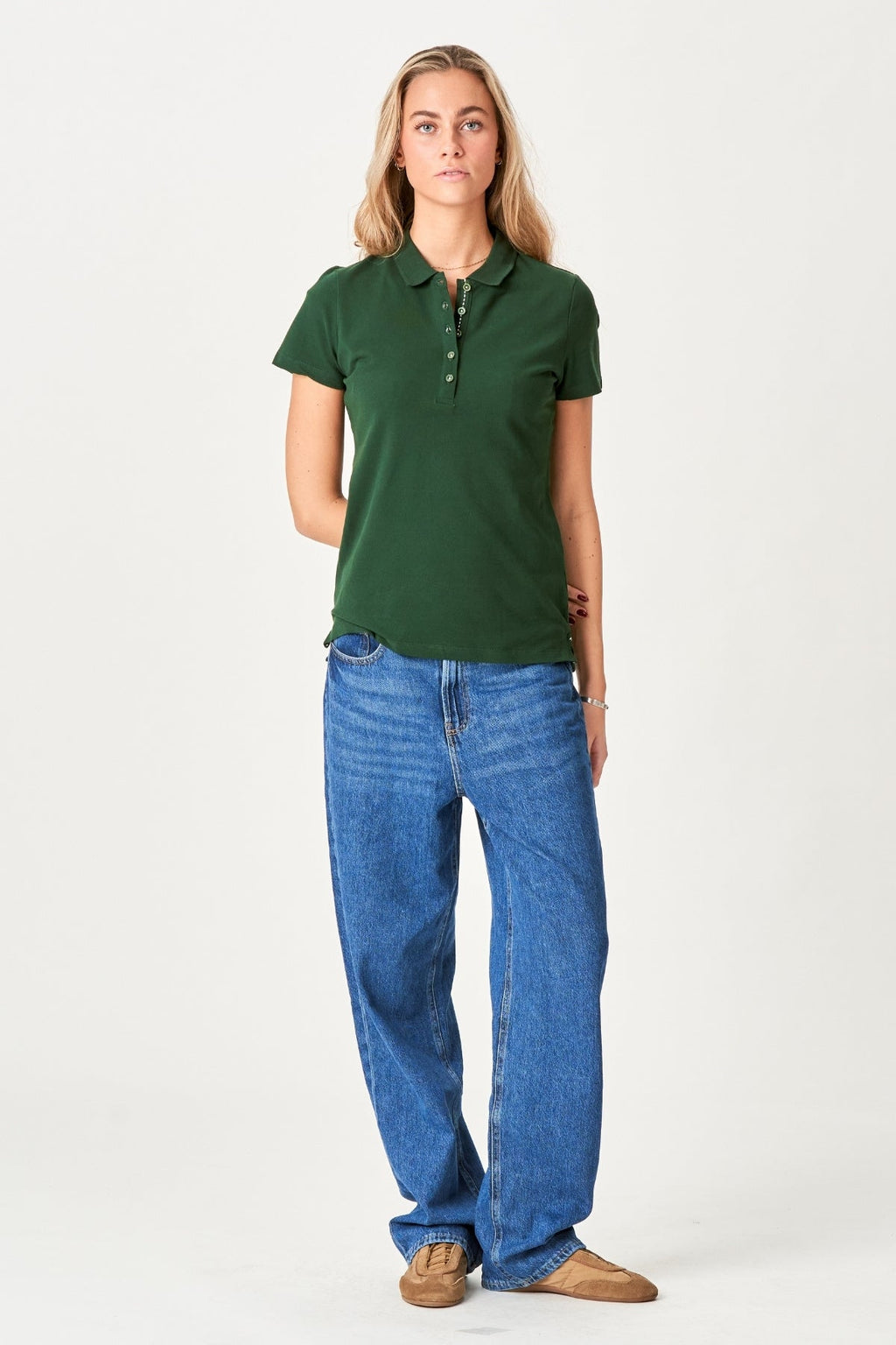 Polo Shirt - Mørke Grønn