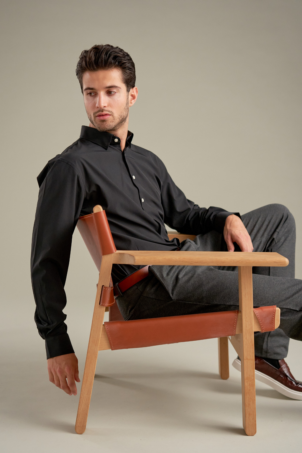 Den Originale Premium Performance Skjorte - Sort