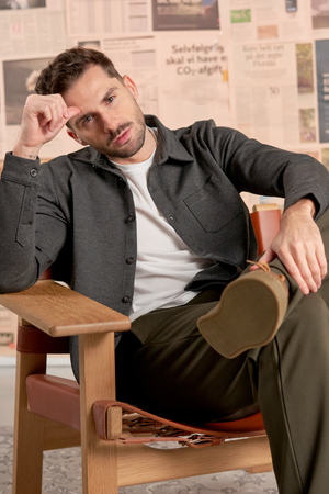 Performance Overshirt - Melert grå