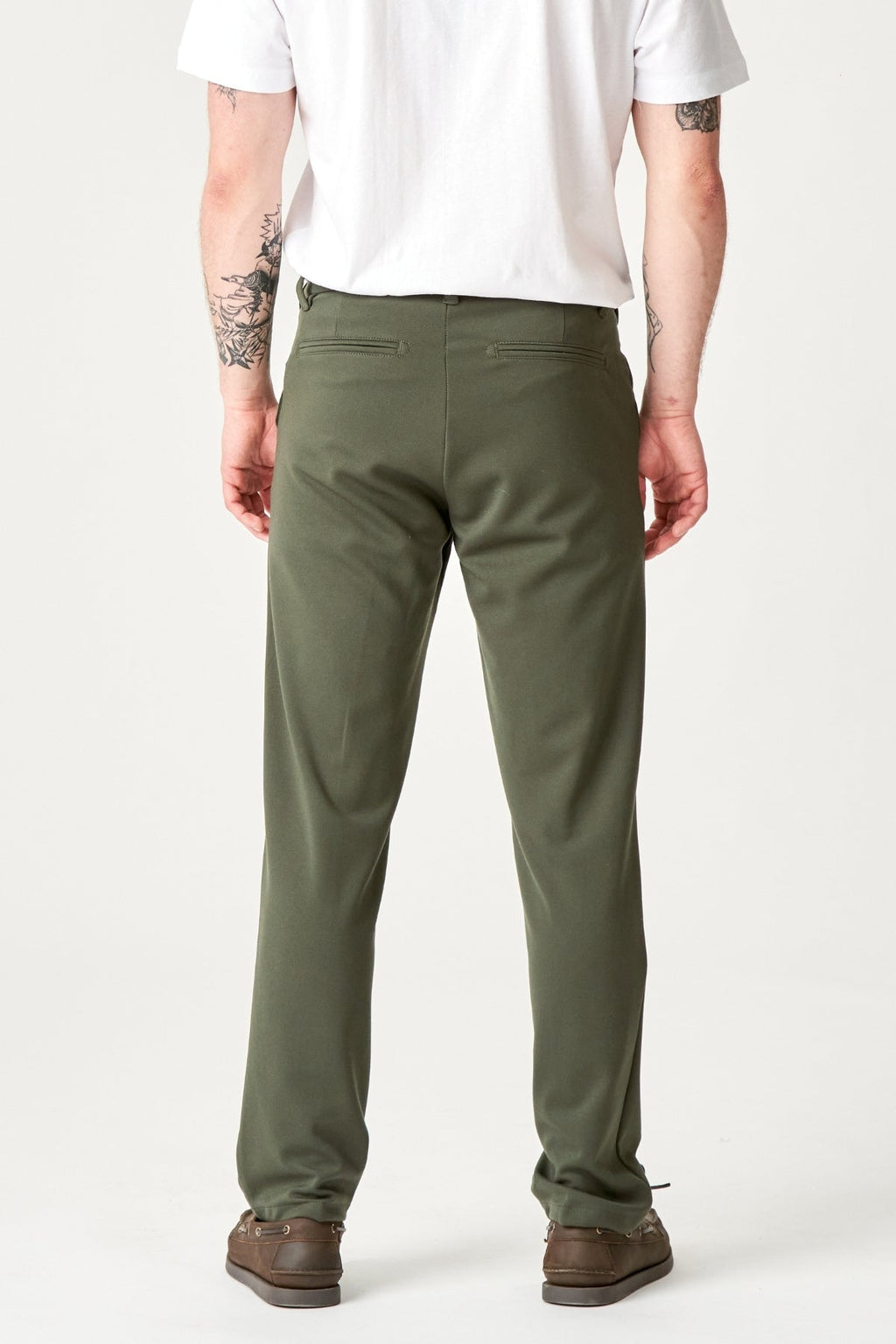 Performance Pants Loose Fit - Mørk Oliven