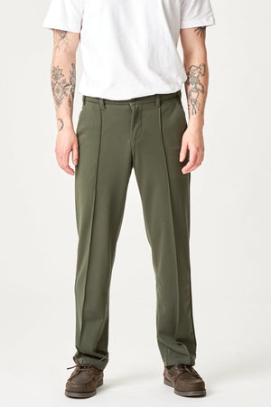 Performance Pants Loose Fit - Mørk Oliven