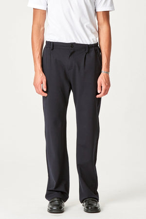 Suit Pants Loose - Marineblå