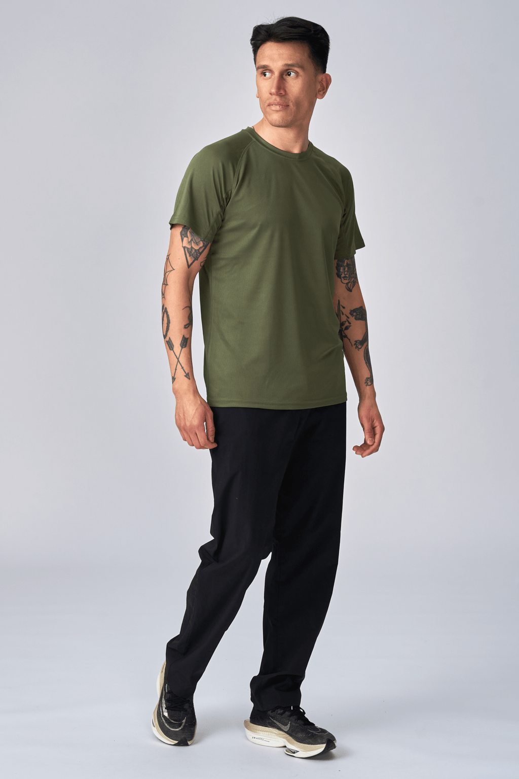 Trenings T-shirt - Army Grønn