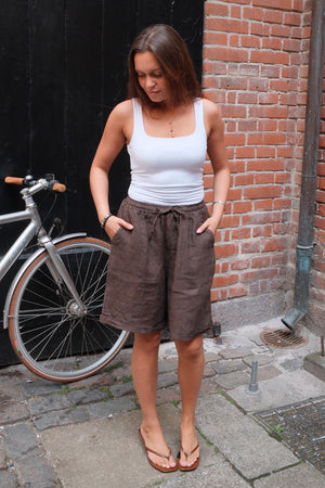 Linshorts - Brun