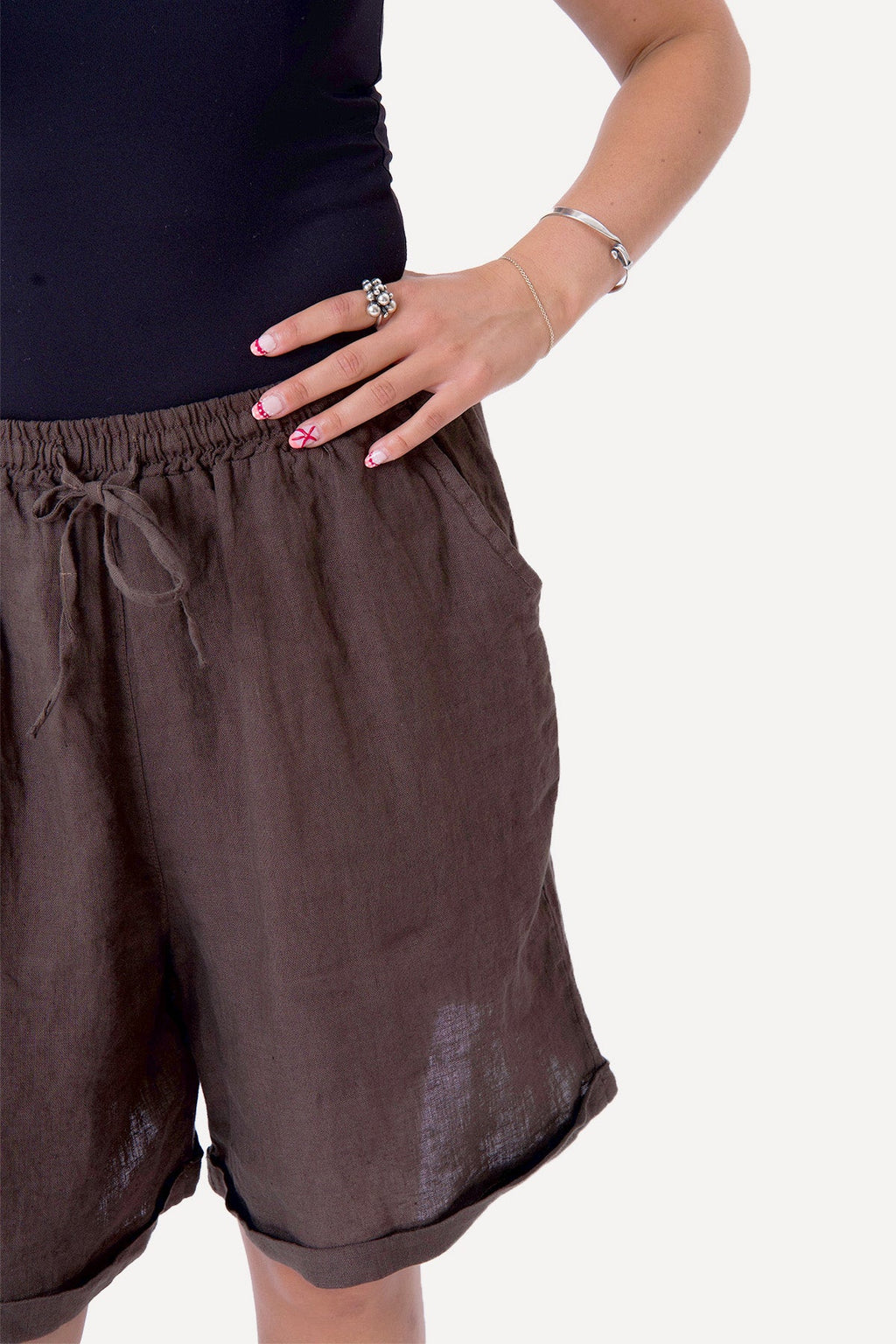 Linshorts - Brun