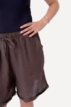 Linshorts - Brun