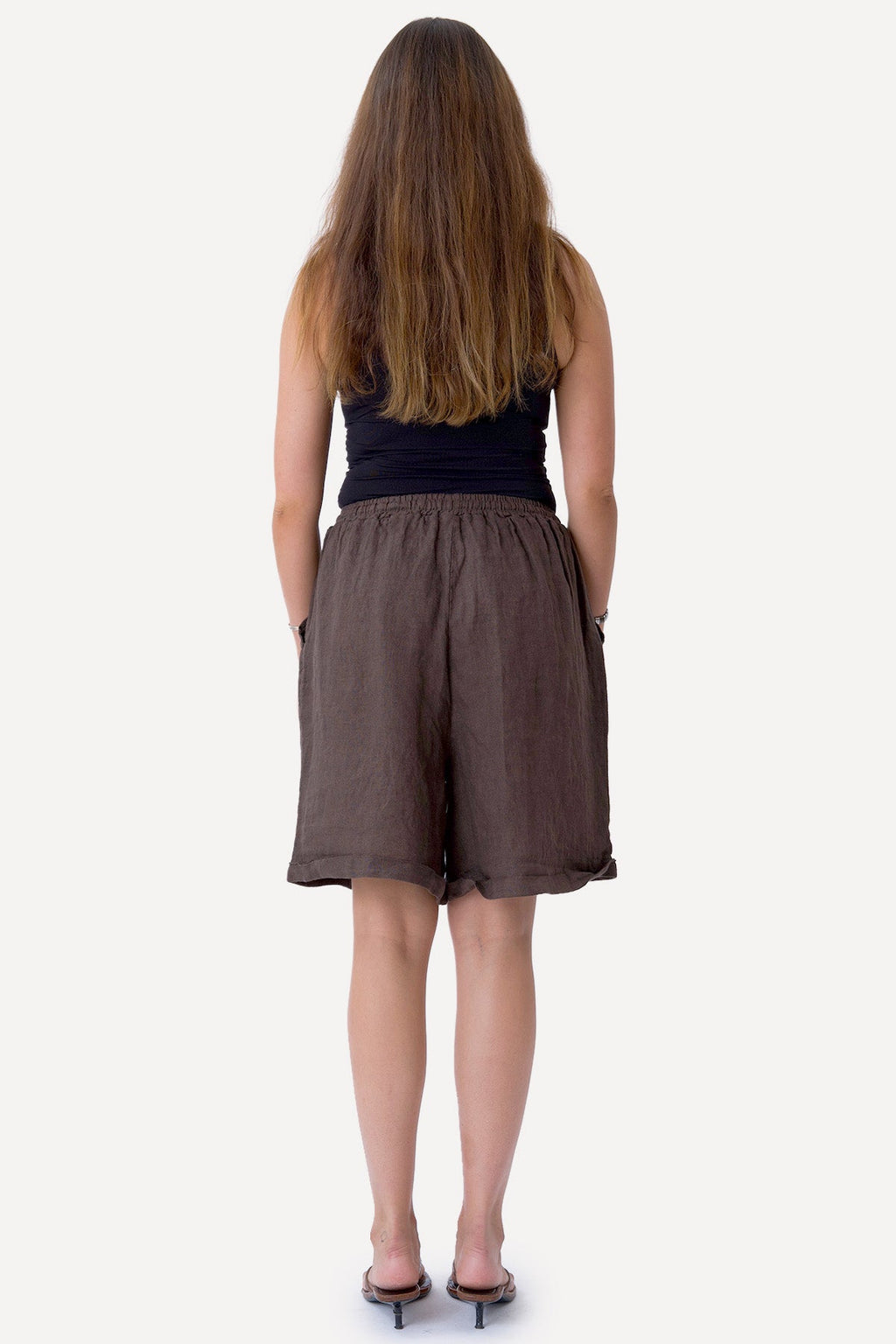 Linshorts - Brun