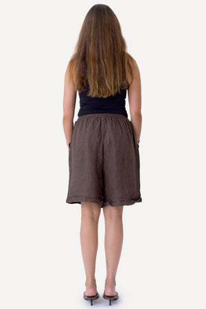 Linshorts - Brun