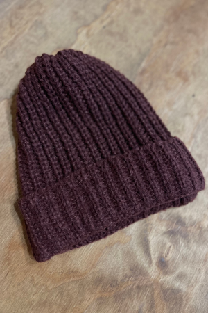 Ribbede Beanie - Brun