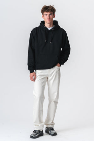 Relaxed Fit Jeans - Hvit Denim