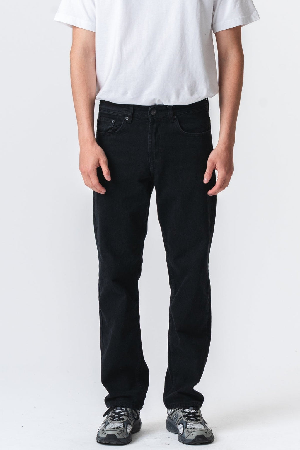 Relaxed Fit Jeans - Helsvart