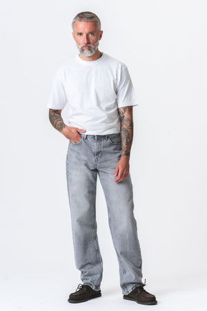 Noah Loose Fit Jeans - Grå Denim