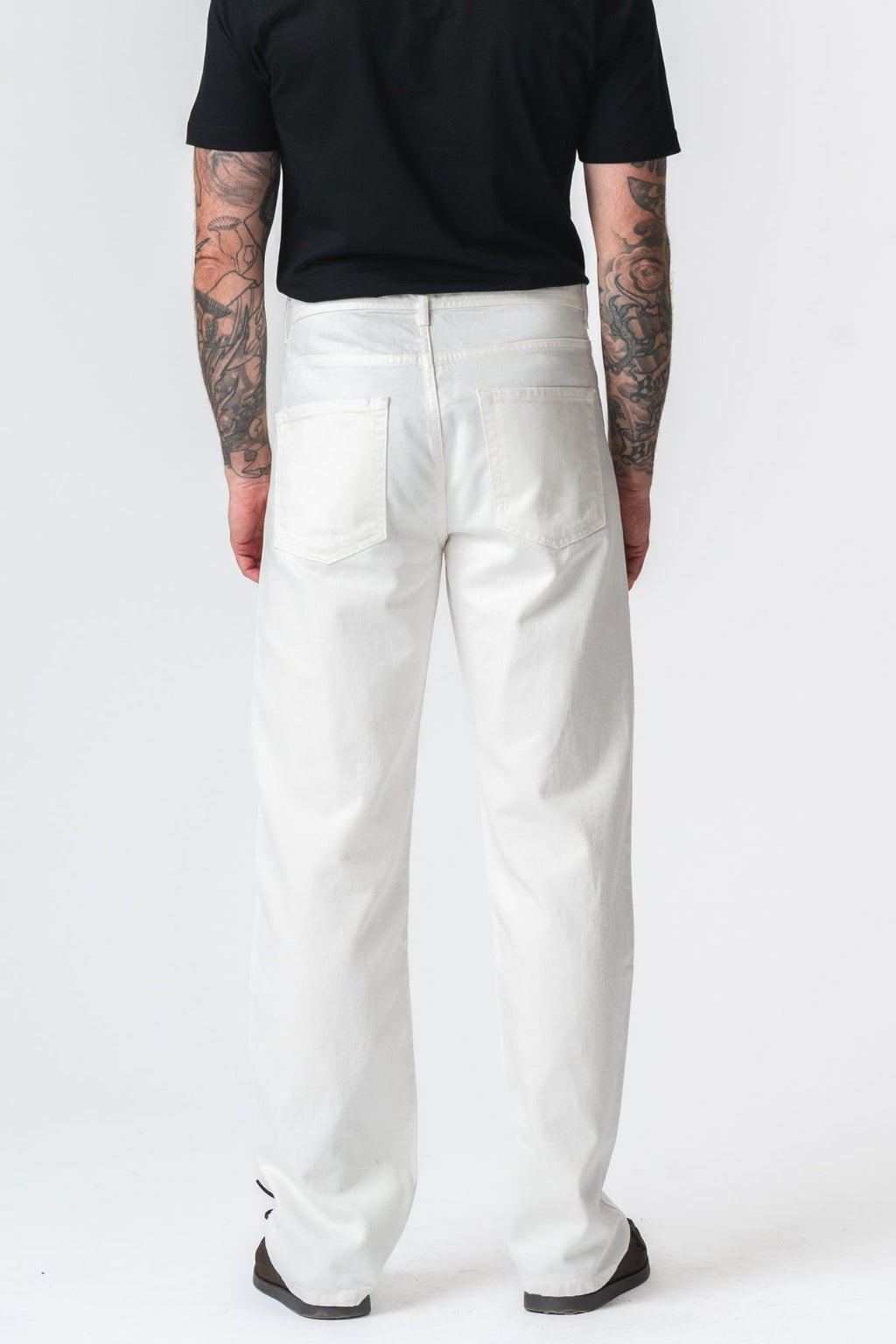 Noah Loose Fit Jeans - Hvit Denim