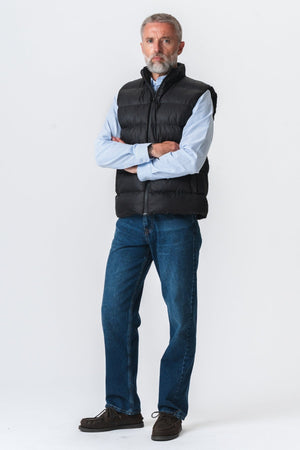 Puffer Vest - Svart