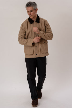 Twill Jakke - Mørk Sand