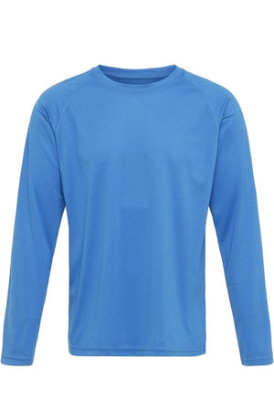 Langermet Trenings T-shirt - Blå