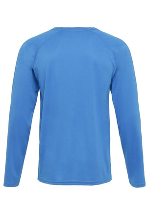 Langermet Trenings T-shirt - Blå