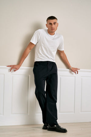 Suit Pants Loose - Sort