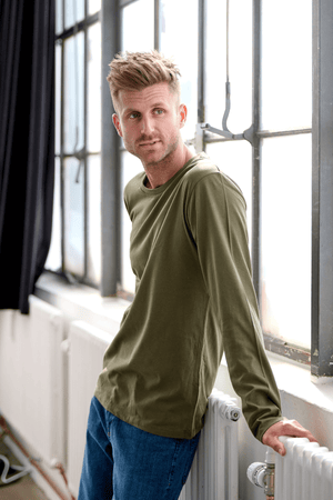 Basic T-skjorte med lange ermer - Pakketilbud (7 stk.)