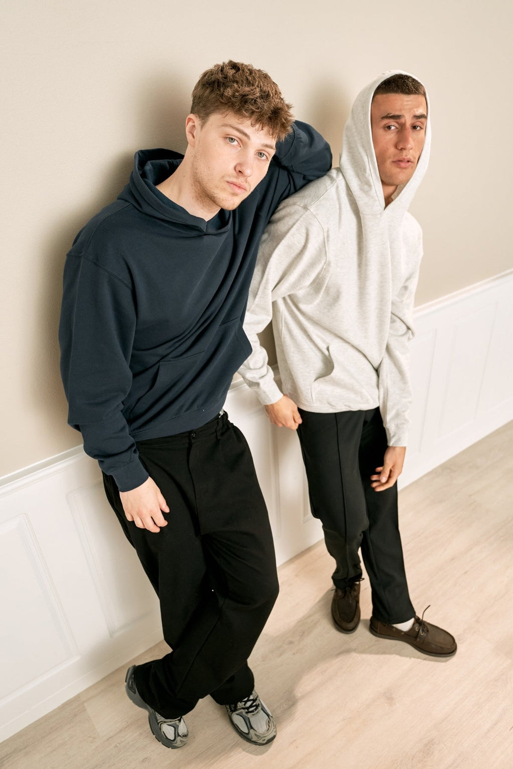 Hoodie uten snor - Ask grå