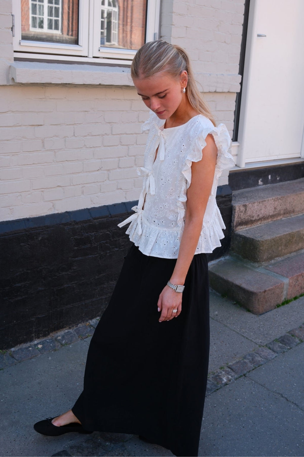 Linn Smock Ankel Skjørt - Svart