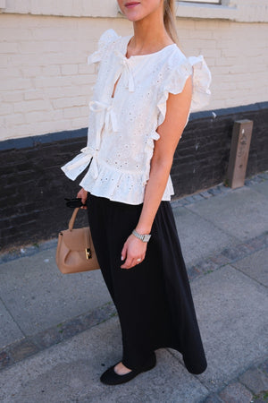 Linn Smock Ankel Skjørt - Svart