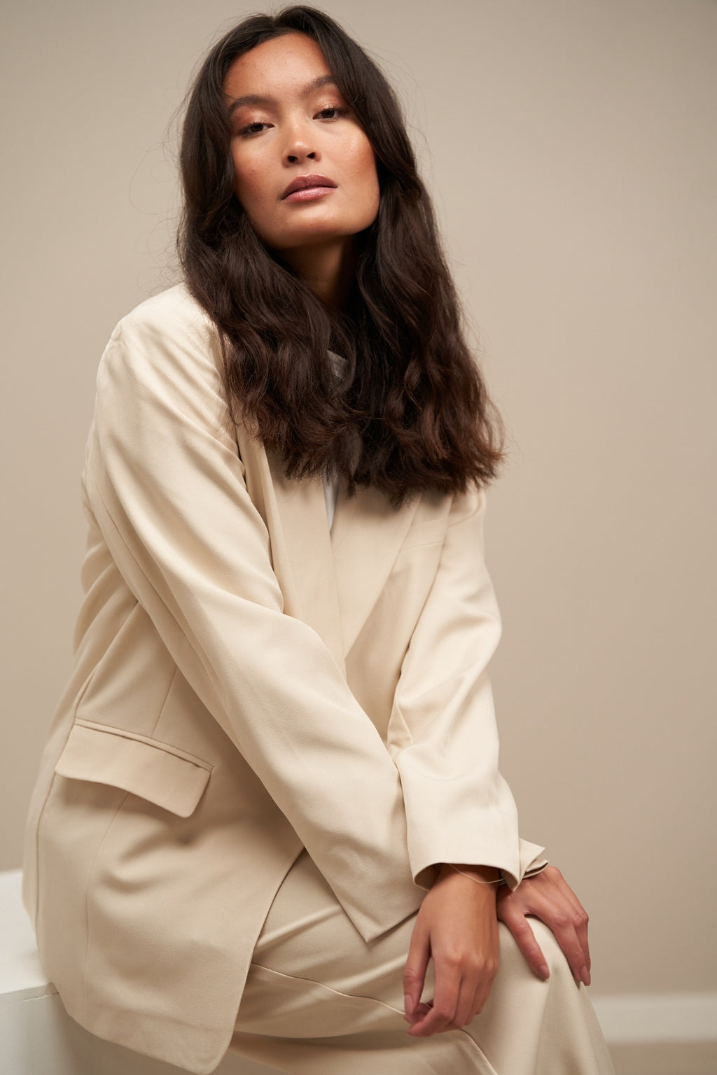 Oversized dress (Beige) - Pakketilbud (V.I.P)